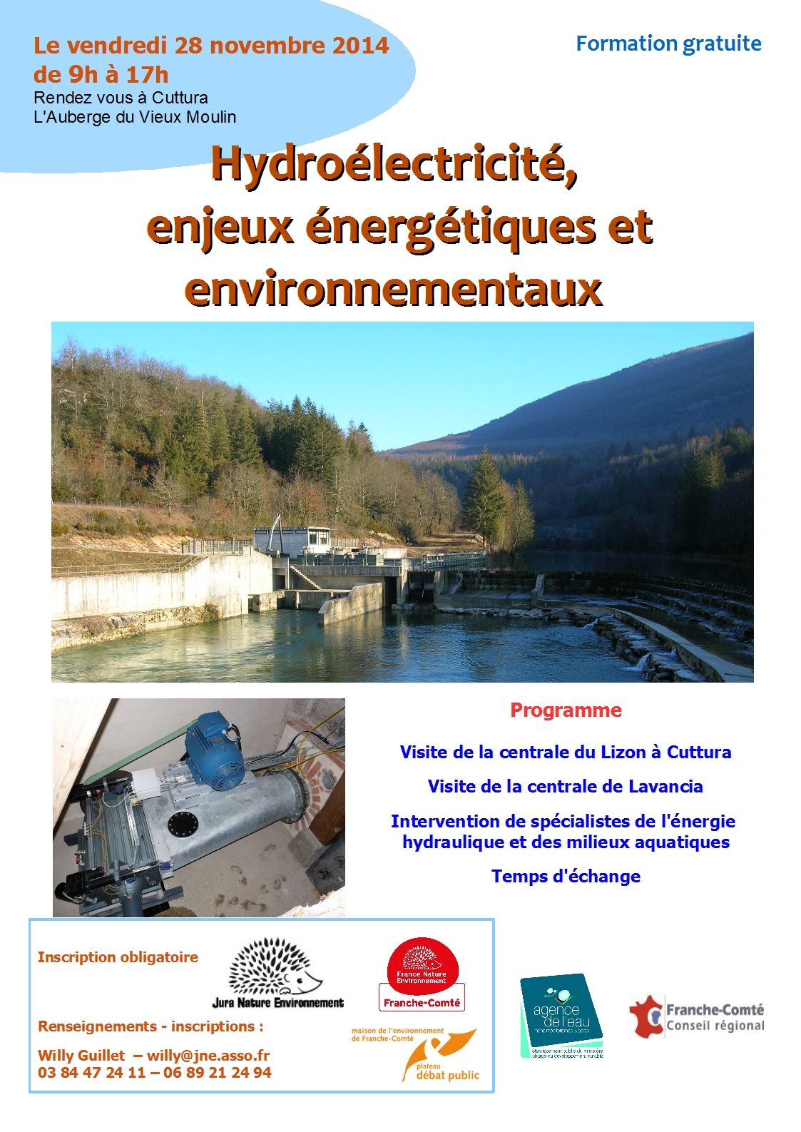 Journée d’information et d’échange sur la micro hydroélectricité, et les enjeux énergétique et environnementaux