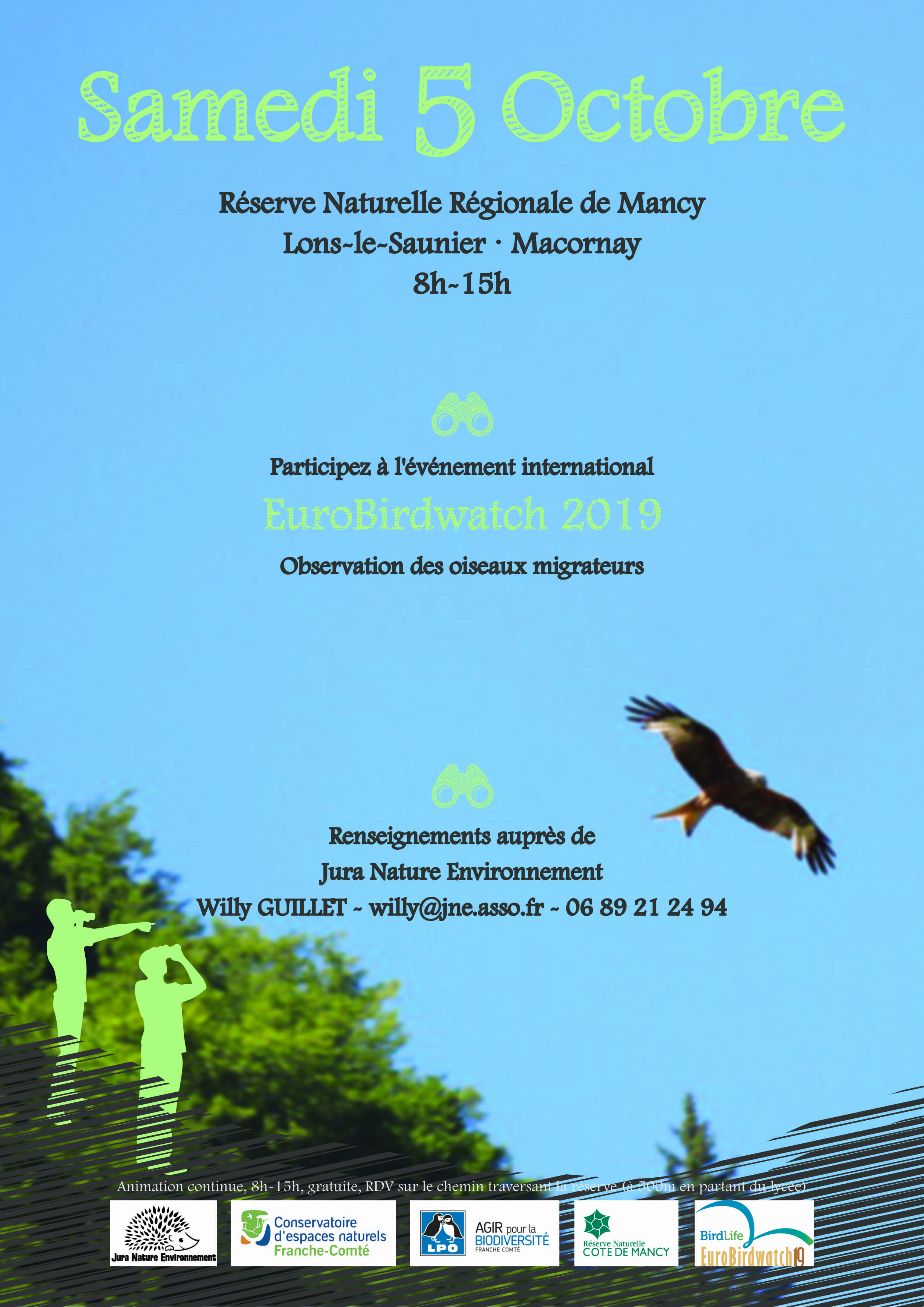 Samedi 5 Octobre – Observez les oiseaux migrateurs à Mancy !