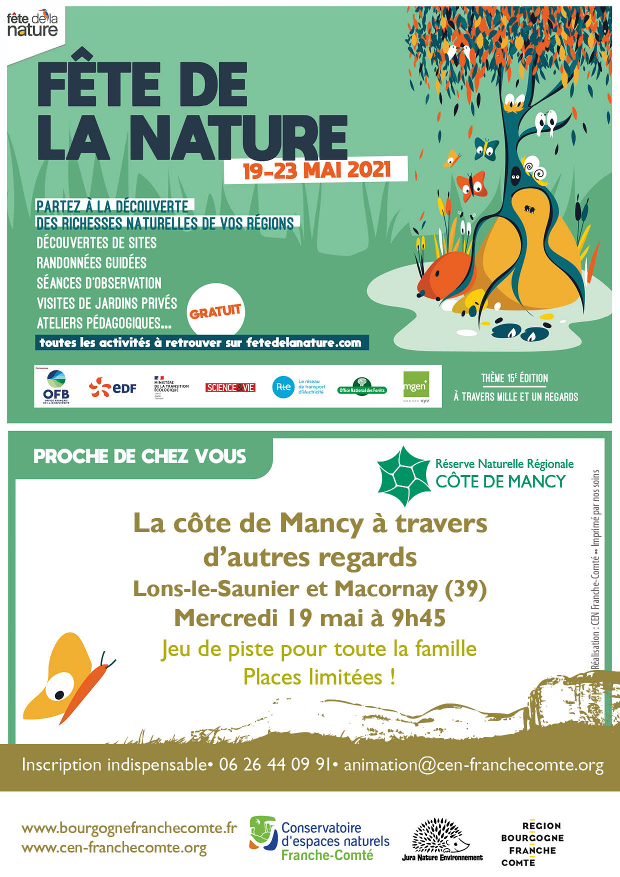 Fête de la nature à Mancy le 26 mai