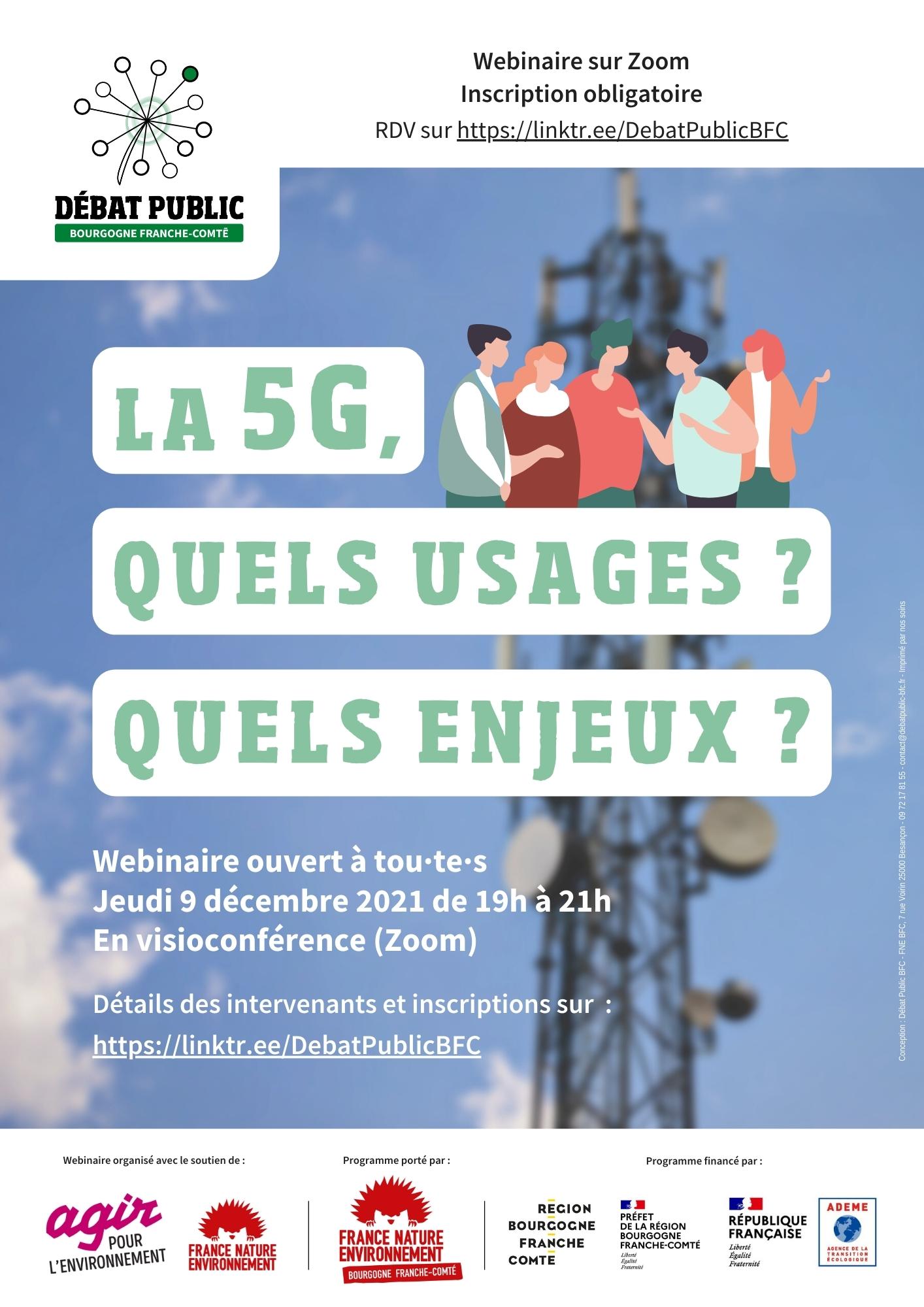 5G, éolien, résilience : 3 événements du Plateau Débat Public en décembre