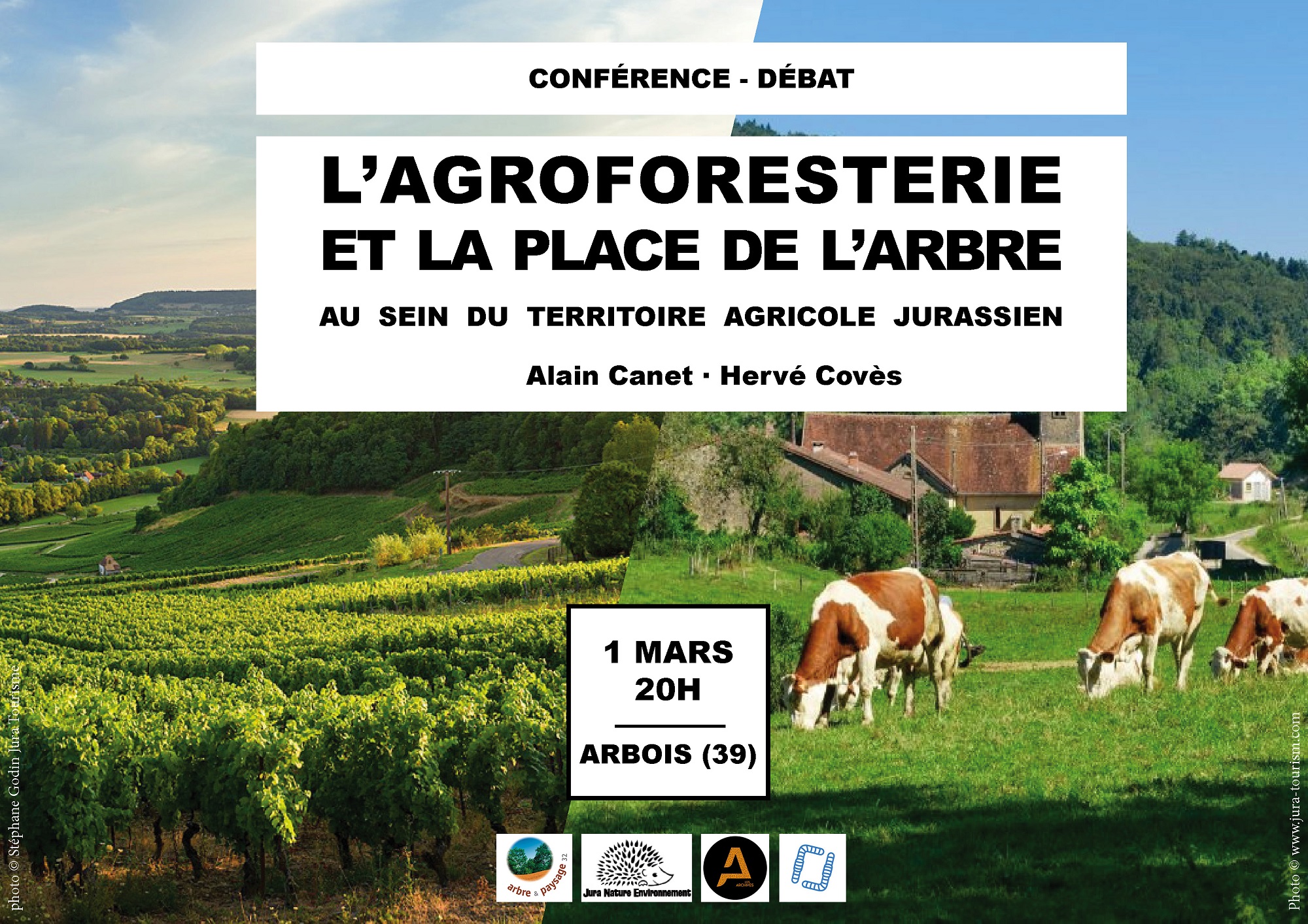 ANNULEE ! Conférence sur l’arbre et l’agroforesterie – 1er mars à Arbois