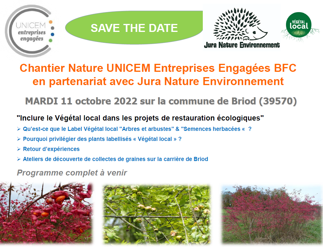 UNICEM – Inclure le Végétal local dans les projets de restauration écologiques