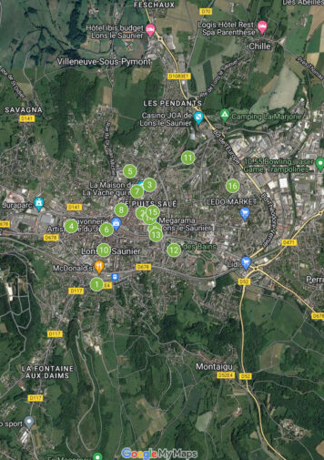 Une carte interactive pour localiser les composteurs collectifs à Lons-le-Saunier